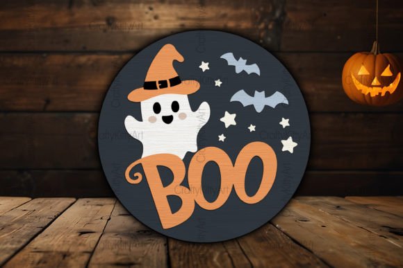 Boo Ghost 3D Halloween Door Sign SVG Review for Real Projects