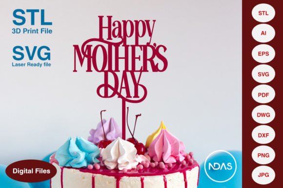 Happy Mother’s Day Caketopper Design Review